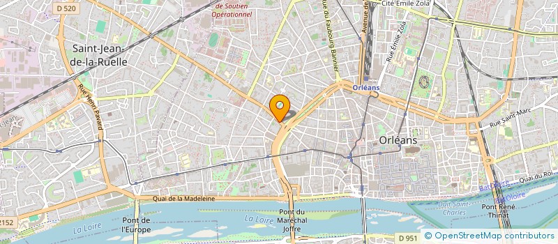 localisation de l'entreprise MONSIEUR BRICE KODJIO  ORLEANS