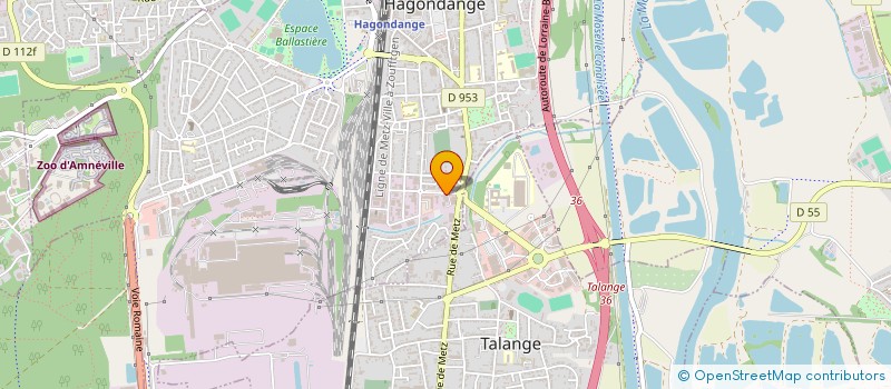 localisation de l'entreprise MONSIEUR BRICE KOENIG  HAGONDANGE