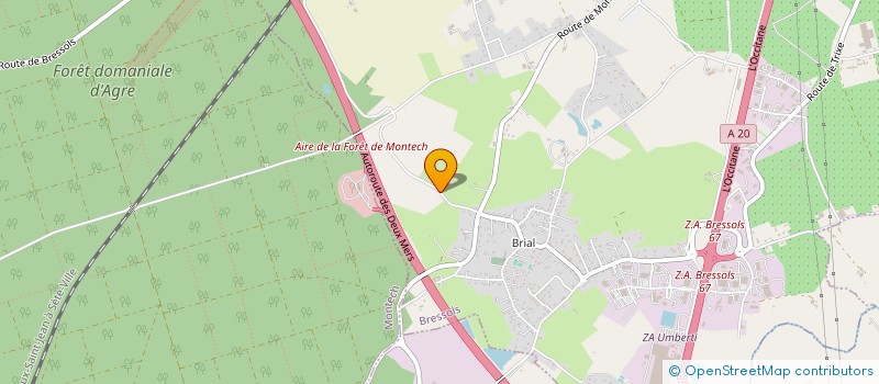 localisation de l'entreprise MONSIEUR BRICE LACERDA  BRESSOLS