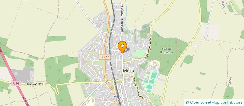 localisation de l'entreprise MONSIEUR BRICE LAFAYE  MERU