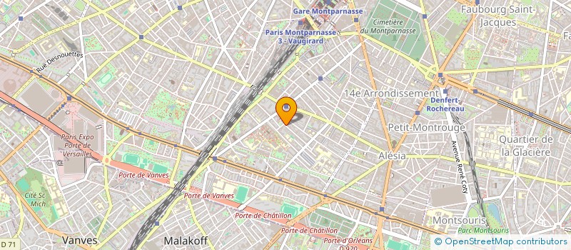 localisation de l'entreprise MONSIEUR BRICE LAJEUNESSE  PARIS