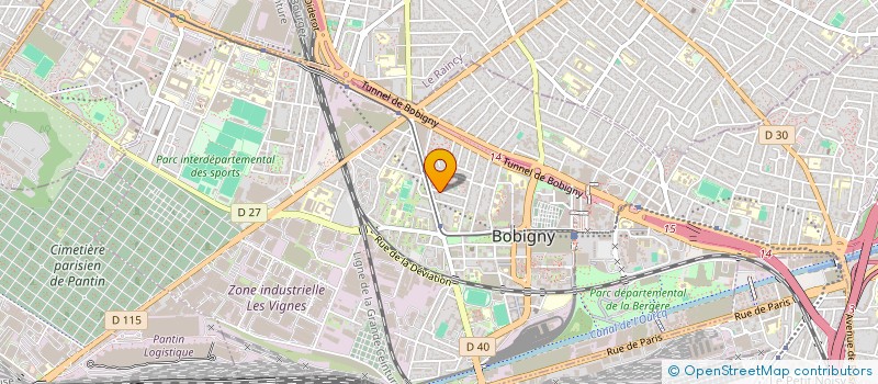 localisation de l'entreprise MONSIEUR BRICE LANDE BADALGE à BOBIGNY