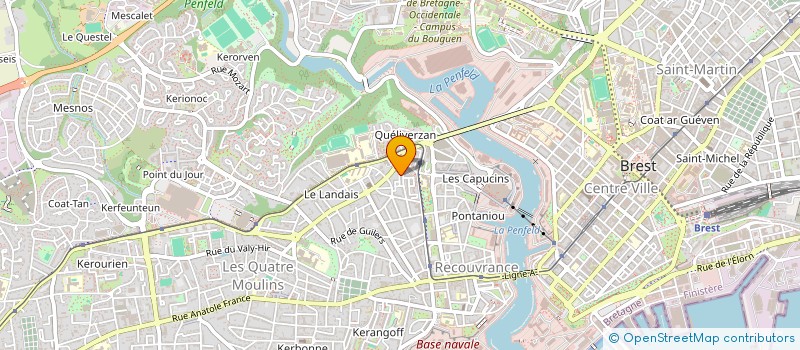 localisation de l'entreprise MONSIEUR BRICE LARRUE à BREST