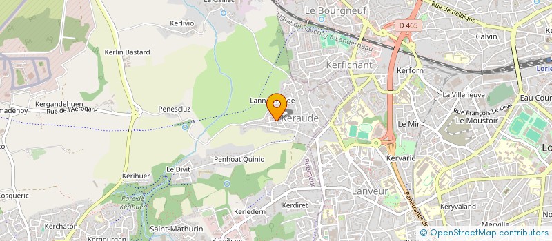 localisation de l'entreprise MONSIEUR BRICE LE CUNFF à PLOEMEUR