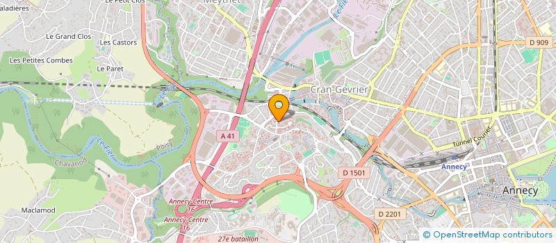 localisation de l'entreprise MONSIEUR BRICE LE DALOUR à ANNECY