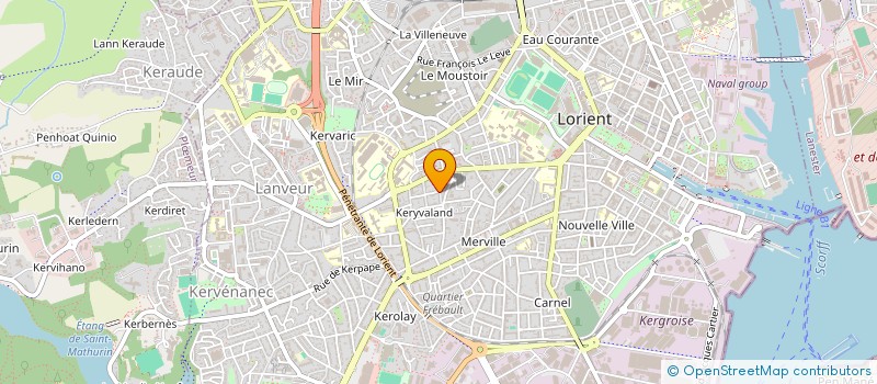 localisation de l'entreprise MONSIEUR BRICE LE GUEN  LORIENT