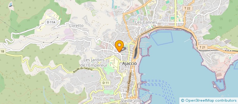 localisation de l'entreprise MONSIEUR BRICE LEBERT à AJACCIO