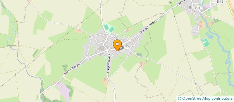 localisation de l'entreprise MONSIEUR BRICE LECOUVEZ  VIESLY