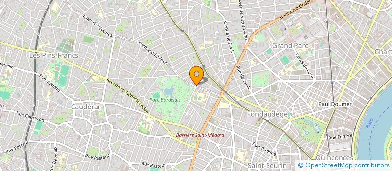 localisation de l'entreprise MONSIEUR BRICE LEJOLY à LE BOUSCAT