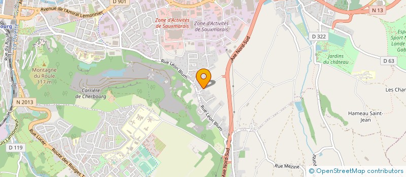 localisation de l'entreprise MONSIEUR BRICE LEROUGE  CHERBOURG-EN-COTENTIN