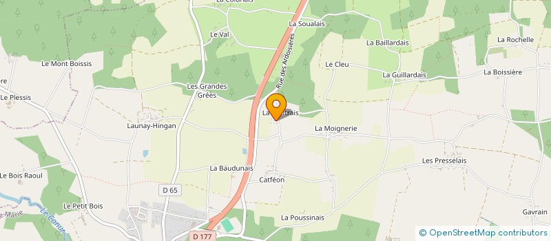 localisation de l'entreprise MONSIEUR BRICE LOLLIVIER à RENAC