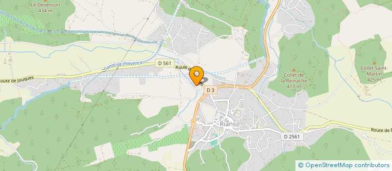 localisation de l'entreprise MONSIEUR BRICE LUQUE à RIANS
