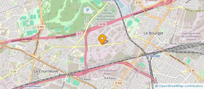 localisation de l'entreprise MONSIEUR BRICE MACERI à LA COURNEUVE