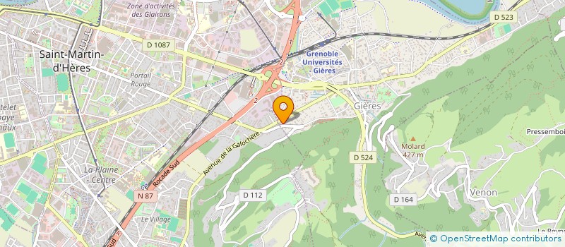 localisation de l'entreprise MONSIEUR BRICE MADERNA à GRENOBLE