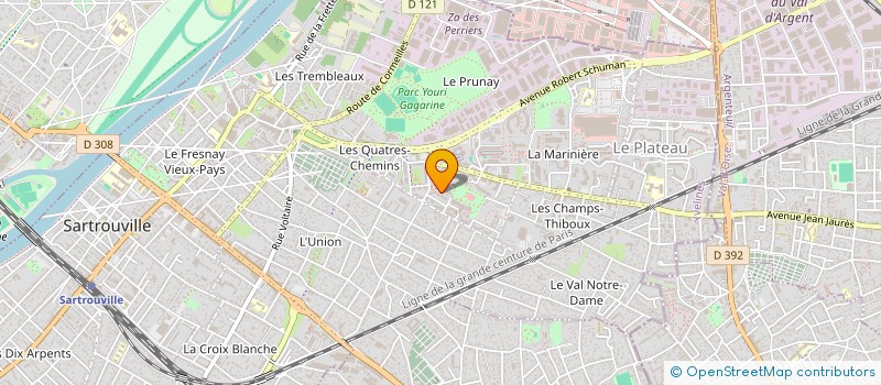 localisation de l'entreprise MONSIEUR BRICE MADZABA  SARTROUVILLE