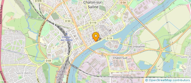 localisation de l'entreprise MONSIEUR BRICE MAHEAS  CHALON-SUR-SAONE