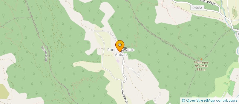 localisation de l'entreprise MONSIEUR BRICE MARCEL  PONET-ET-SAINT-AUBAN