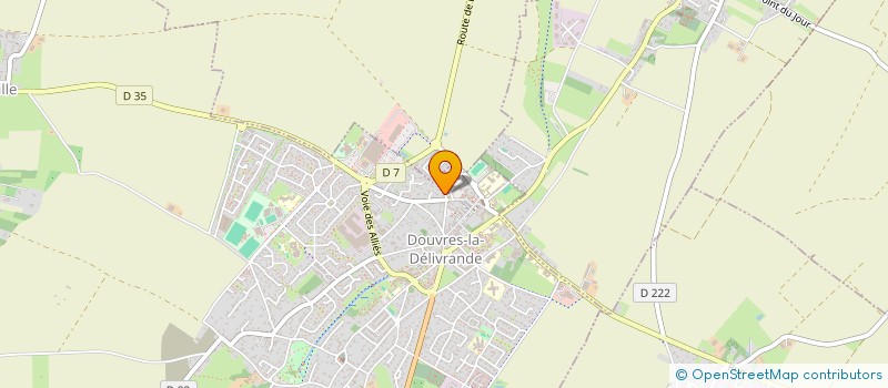 localisation de l'entreprise MONSIEUR BRICE MARCHAL  DOUVRES-LA-DELIVRANDE