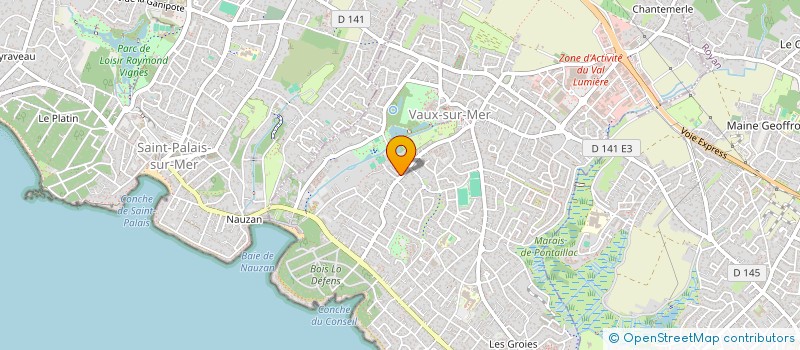 localisation de l'entreprise MONSIEUR BRICE MARCHESSEAU  VAUX-SUR-MER