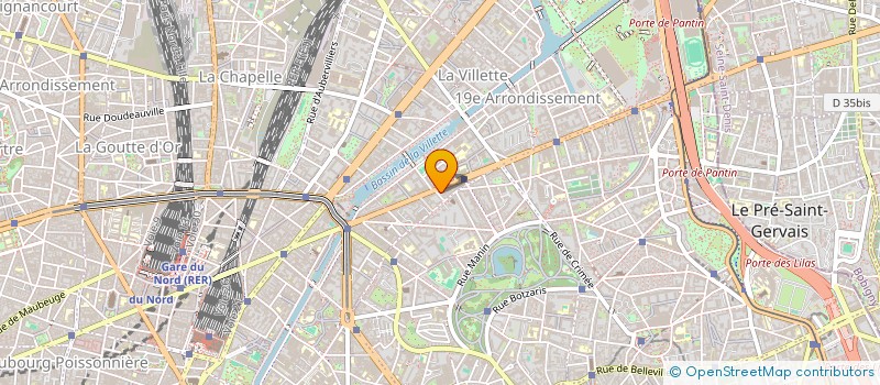 localisation de l'entreprise MONSIEUR BRICE MARINIER  PARIS