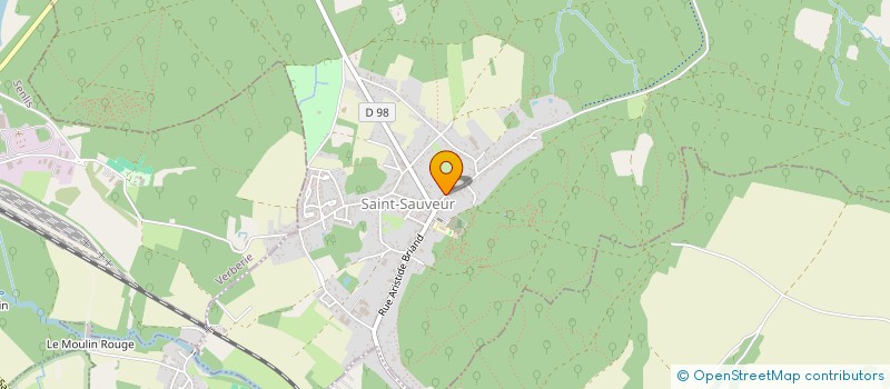 localisation de l'entreprise MONSIEUR BRICE MAROTEAUX  SAINT-SAUVEUR