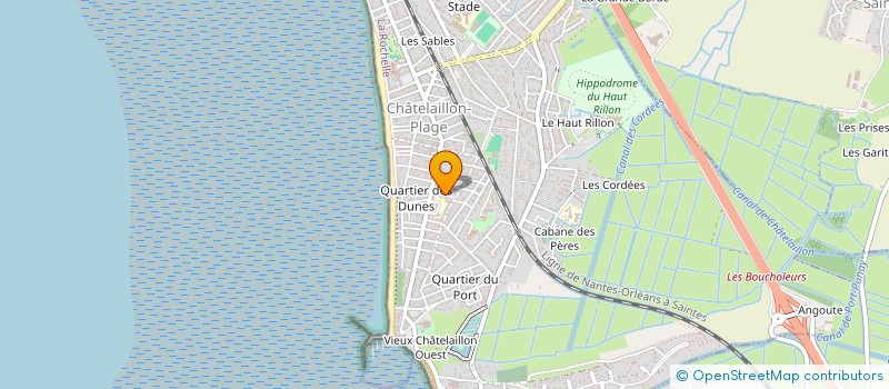 localisation de l'entreprise MONSIEUR BRICE MARQUILLY à CHATELAILLON-PLAGE