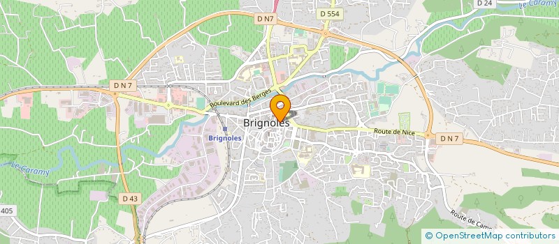 localisation de l'entreprise MONSIEUR BRICE MARTIN à BRIGNOLES