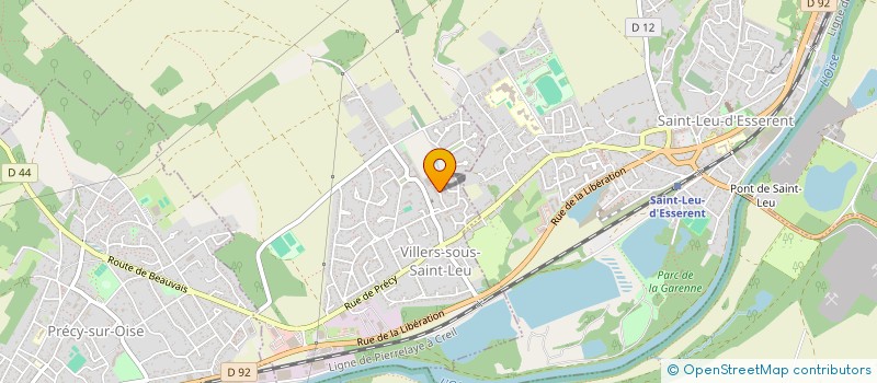 localisation de l'entreprise MONSIEUR BRICE MARTIN  VILLERS-SOUS-SAINT-LEU