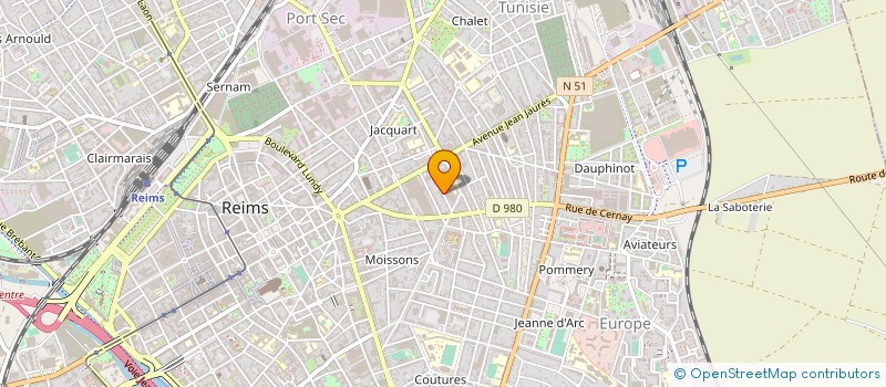 localisation de l'entreprise MONSIEUR BRICE MARTIN-GRASER  REIMS