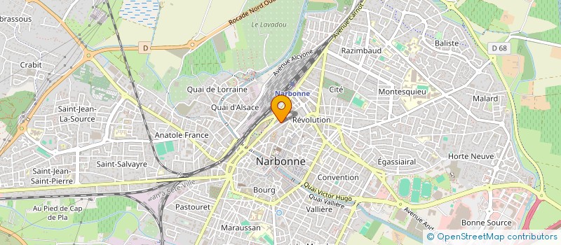 localisation de l'entreprise MONSIEUR BRICE MARTY à NARBONNE