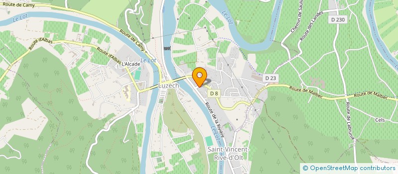 localisation de l'entreprise MONSIEUR BRICE MAS-MAURY  CASTELFRANC