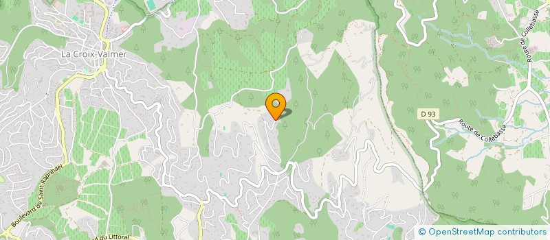 localisation de l'entreprise MONSIEUR BRICE MASSOT PELLET  LA CROIX-VALMER