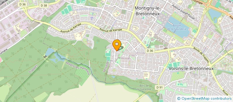localisation de l'entreprise MONSIEUR BRICE MAURAS  MONTIGNY-LE-BRETONNEUX