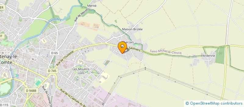 localisation de l'entreprise MONSIEUR BRICE MAZERY  FONTENAY-LE-COMTE