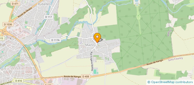 localisation de l'entreprise MONSIEUR BRICE MENARD  MAINCY
