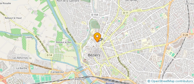 localisation de l'entreprise MONSIEUR BRICE MENDOZA à BEZIERS