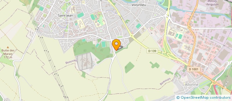 localisation de l'entreprise MONSIEUR BRICE MESLIEN  BEAUVAIS