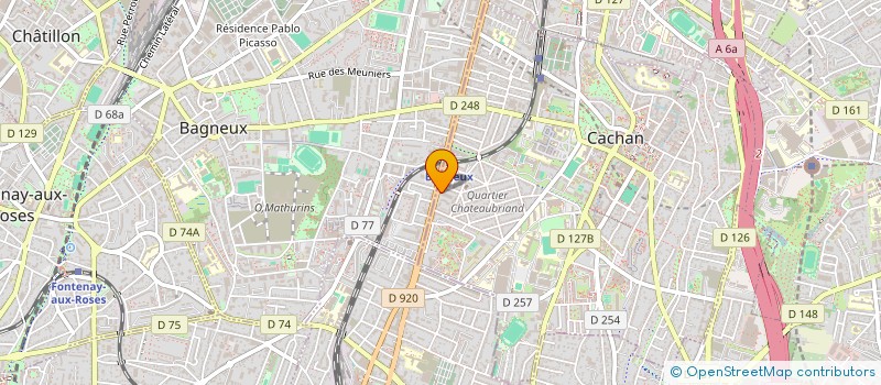 localisation de l'entreprise MONSIEUR BRICE MIATH  CACHAN