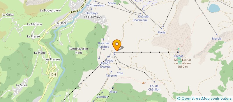 localisation de l'entreprise MONSIEUR BRICE MISSILLIER  LE GRAND-BORNAND