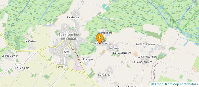 localisation de l'entreprise MONSIEUR BRICE MOINARD à SAINT-LUMINE-DE-COUTAIS