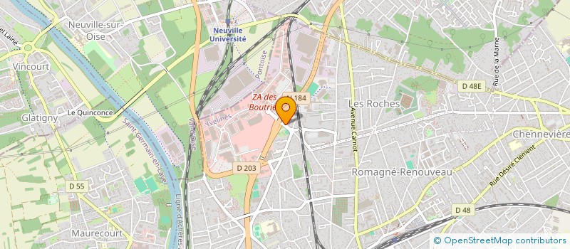 localisation de l'entreprise MONSIEUR BRICE MORIN  CONFLANS-SAINTE-HONORINE