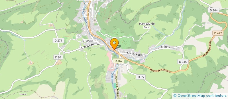 localisation de l'entreprise MONSIEUR BRICE MOULIN  MARNOZ