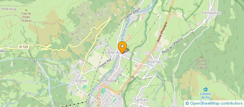 localisation de l'entreprise MONSIEUR BRICE MOUSSEAU  VIELLE-AURE