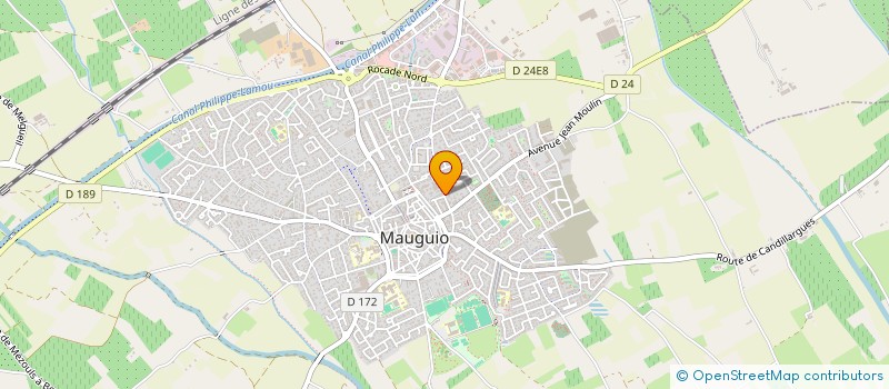 localisation de l'entreprise MONSIEUR BRICE NADE  MAUGUIO