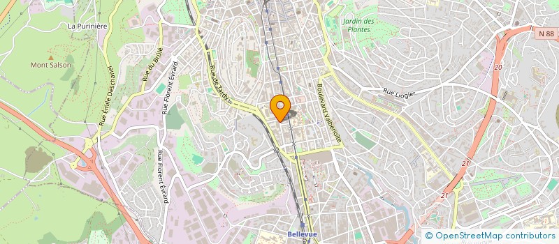 localisation de l'entreprise MONSIEUR BRICE NAYRAND  SAINT-ETIENNE