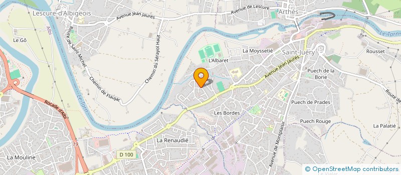 localisation de l'entreprise MONSIEUR BRICE NICOLAS  SAINT-JUERY