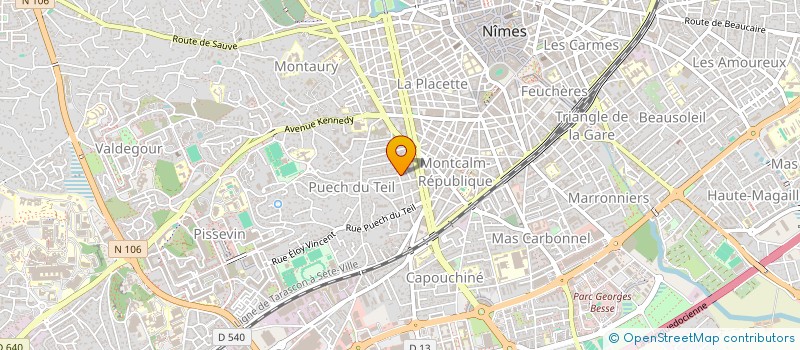 localisation de l'entreprise MONSIEUR BRICE NISSARD  NIMES