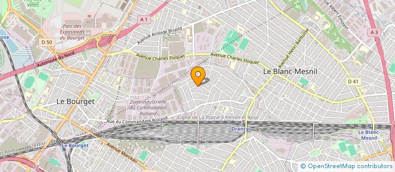 localisation de l'entreprise MONSIEUR BRICE NORMAND à DRANCY