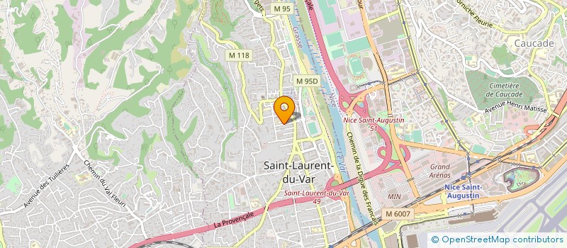 localisation de l'entreprise MONSIEUR BRICE NORSA à SAINT-LAURENT-DU-VAR