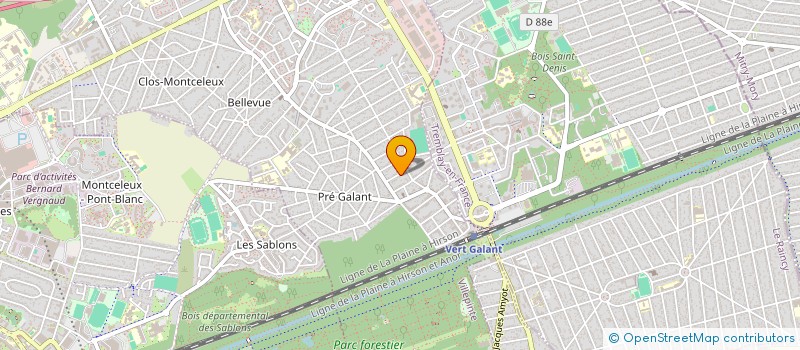 localisation de l'entreprise MONSIEUR BRICE OFFEKEN  VILLEPINTE